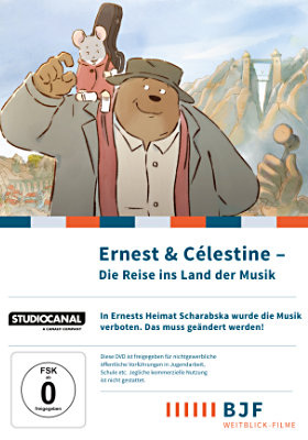 DVD-Cover Ernest & Célestine – Die Reise ins Land der Musik